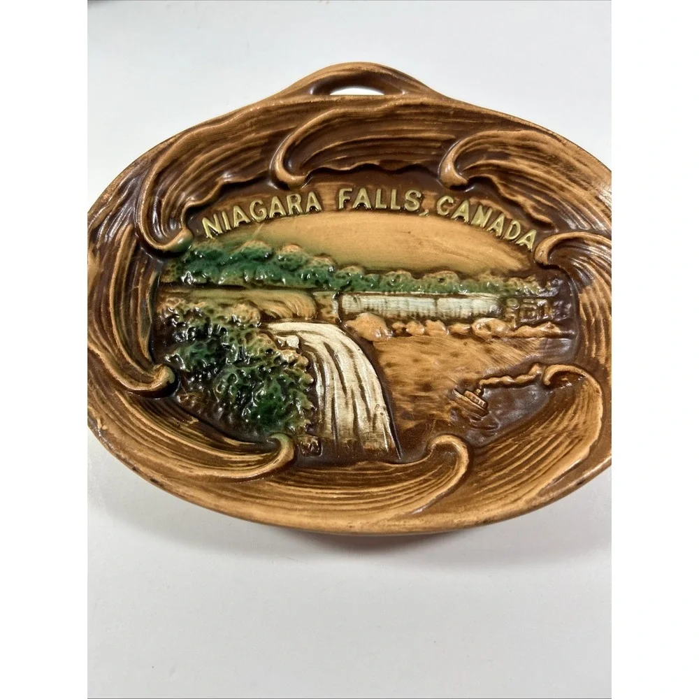 Niagara Falls Canada‎ Vintage Bowl Wall Hanging Made Japan